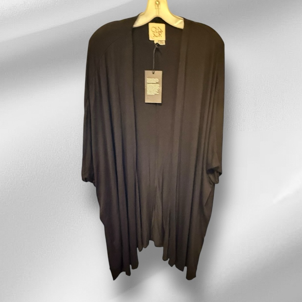 Chaser Black Flowy Cover-Up nwt